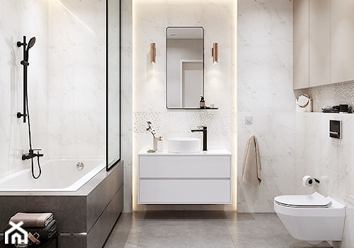 Cala - Średnia bez okna łazienka, styl nowoczesny - zdjęcie od Cersanit