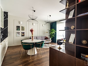 Baltiq Plaza - mieszkanie glamour - Salon, styl glamour - zdjęcie od masz design Magdalena Szwedowska
