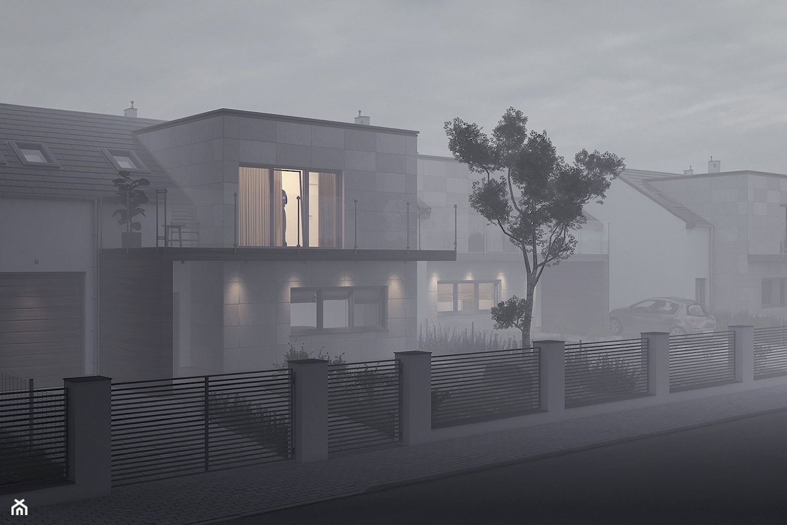 Kurs - Sketchup - Wizualizacje architektury - Różne warunki atmosferyczne - zdjęcie od CGwisdom.pl - Homebook