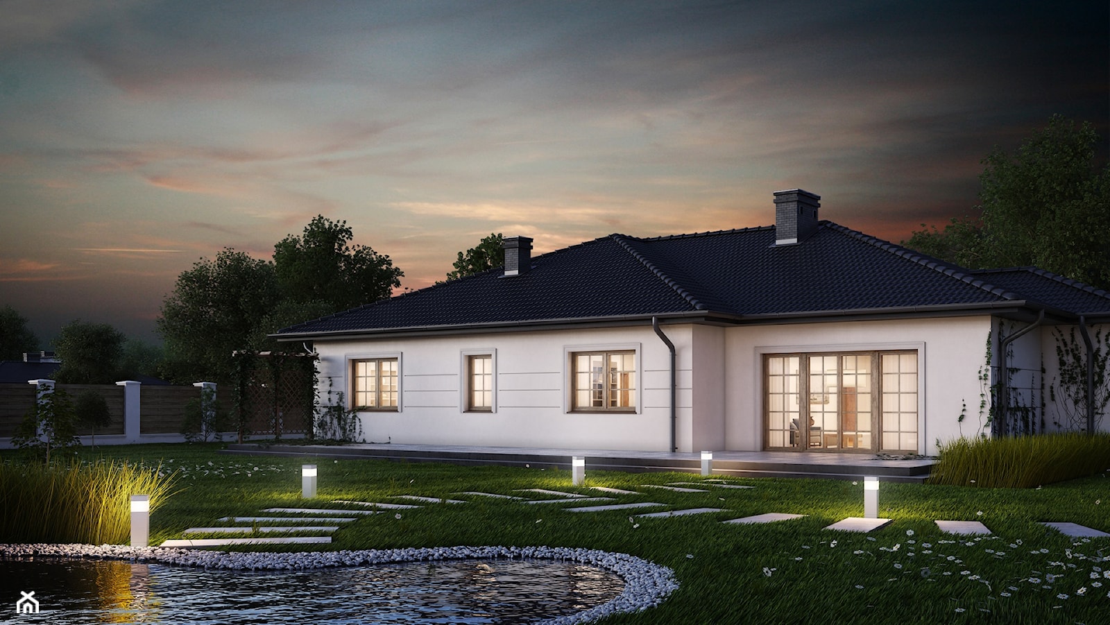 Kurs - 3ds Max - Vray - Wykonanie wizualizacji domu jednorodzinnego - zdjęcie od CGwisdom.pl - Homebook