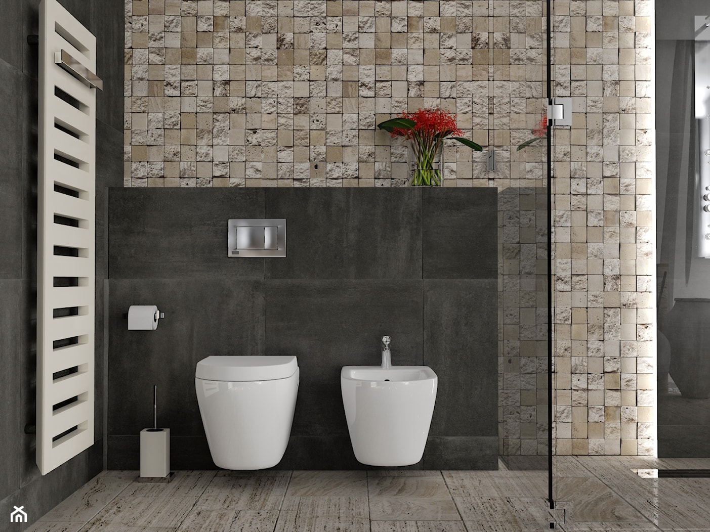 Kurs - Archicad - Artlantis - Wykonanie wizualizacji łazienki - zdjęcie od CGwisdom.pl - Homebook