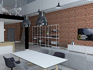Loft 170 m2 - Berlin - Salon, styl industrialny - zdjęcie od WhitePlanepl