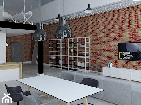 Aranżacje wnętrz - Salon: Loft 170 m2 - Berlin - Salon, styl industrialny - WhitePlanepl. Przeglądaj, dodawaj i zapisuj najlepsze zdjęcia, pomysły i inspiracje designerskie. W bazie mamy już prawie milion fotografii!