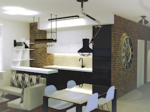 Mieszkanie w Warszawie - Kuchnia, styl industrialny - zdjęcie od out2in