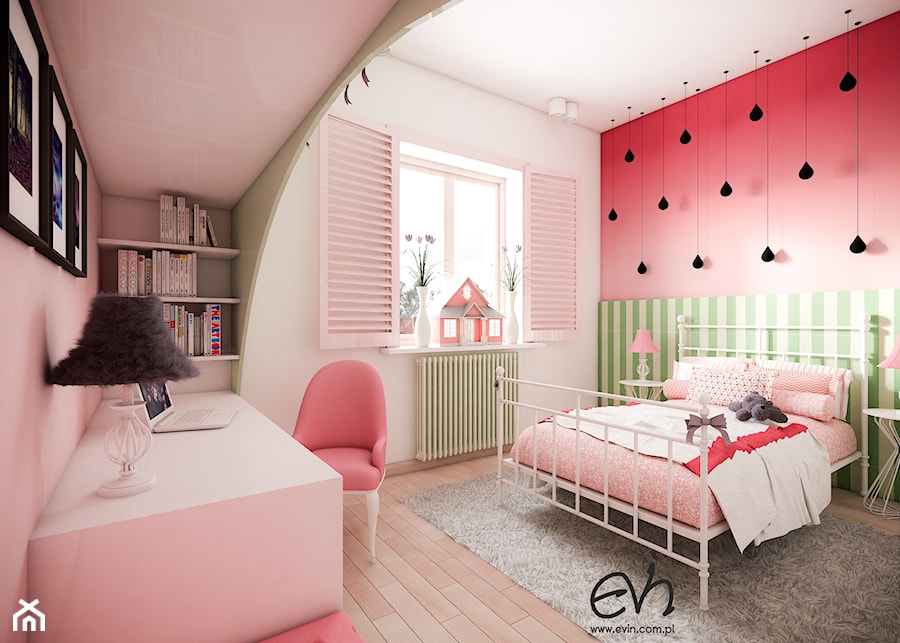 Arbuzowy pokój - Pokój dziecka, styl nowoczesny - zdjęcie od Evin