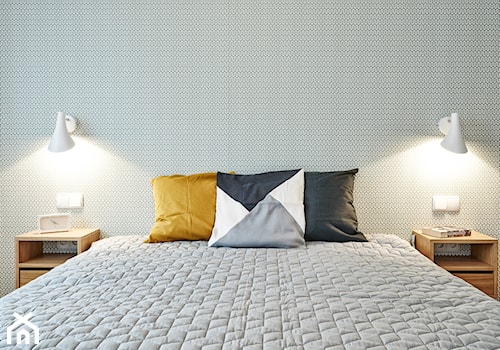 Średnia sypialnia, styl minimalistyczny - zdjęcie od Dauksza Foto