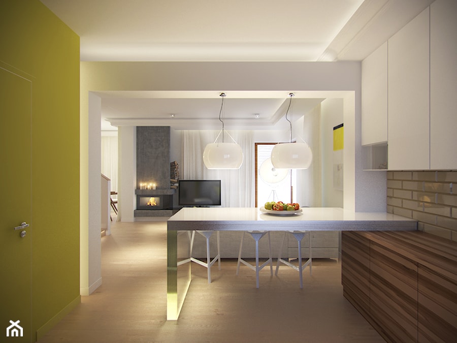 Dom w Kwirynowie - Kuchnia, styl nowoczesny - zdjęcie od TissuArchitecture