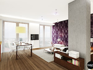 Z widokiem na miasto, apartament Bemowo – Tissu. - zdjęcie od TissuArchitecture