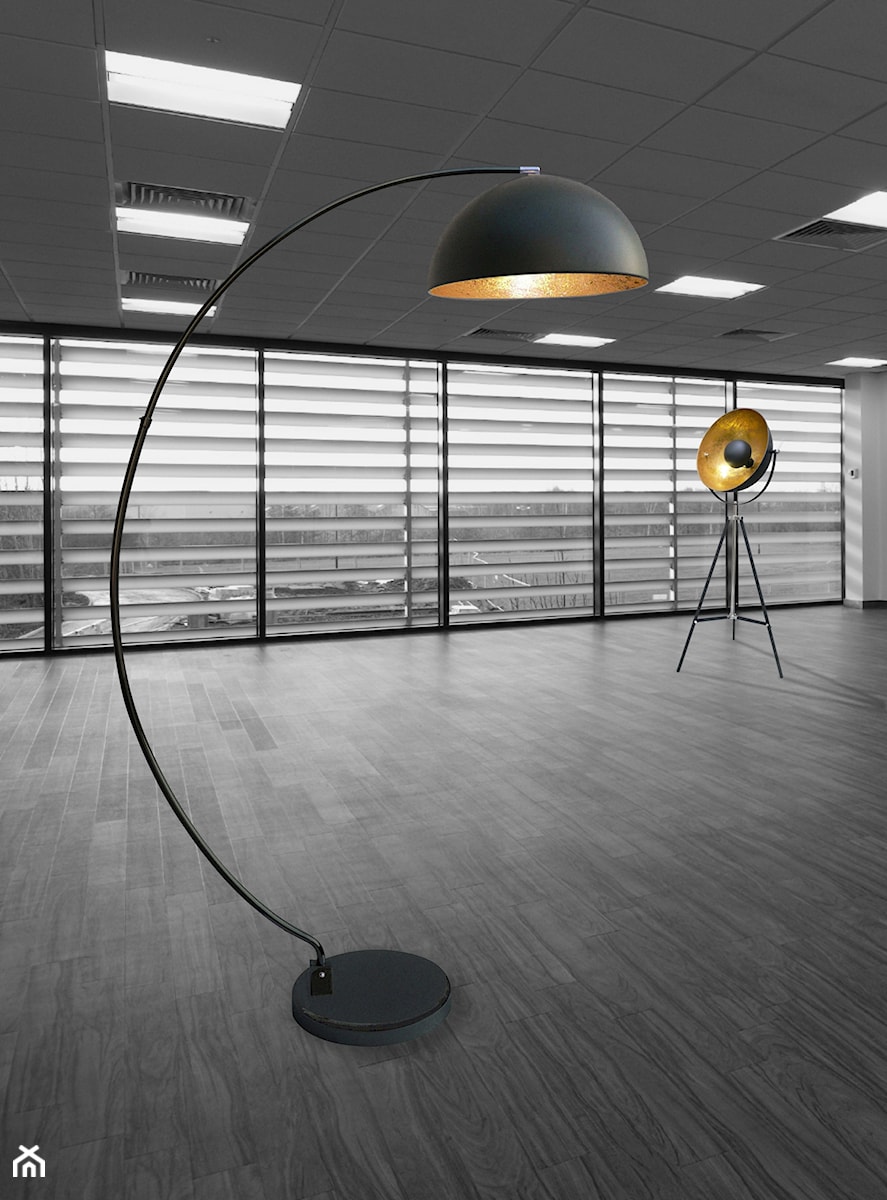 LAMPA PODŁOGOWA LUZIA CZARNY/ZLOTY TS-050402F-BKGO - zdjęcie od Zumaline