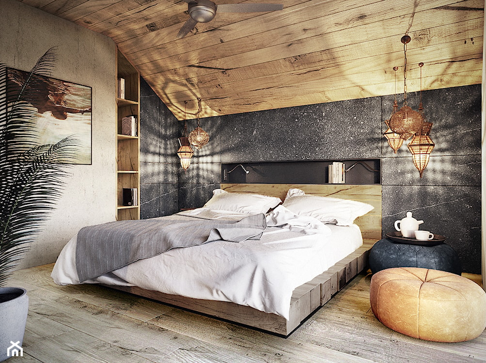 drewniane łóżko do sypialni do 800 złotych