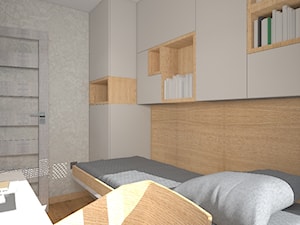 Projekt małej sypialni - Sypialnia, styl minimalistyczny - zdjęcie od Nana Project Sp. z o.o.
