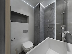 Dom w Pawęzowie k/Tarnowa - Średnia łazienka, styl minimalistyczny - zdjęcie od Nana Project Sp. z o.o.