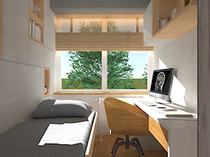 Projekt małej sypialni - Sypialnia, styl nowoczesny - zdjęcie od Nana Project Sp. z o.o.
