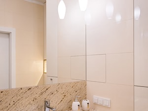 Kuchnia i łazienka w ciepłych tonacjach - Łazienka, styl nowoczesny - zdjęcie od GRANMAR.net - Borowa Góra