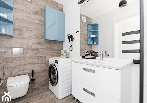 Design - Średnia z pralką / suszarką łazienka - zdjęcie od Apartments M&M- obsługa i aranżacja nieruchomości