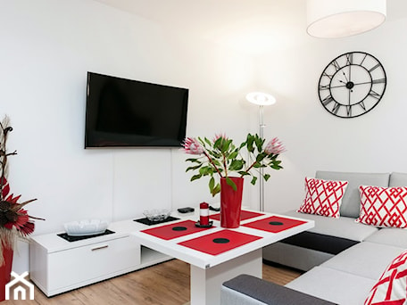 Aranżacje wnętrz - Salon: Nowoczesny apartament - Salon, styl nowoczesny - Apartments M&M- obsługa i aranżacja nieruchomości. Przeglądaj, dodawaj i zapisuj najlepsze zdjęcia, pomysły i inspiracje designerskie. W bazie mamy już prawie milion fotografii!