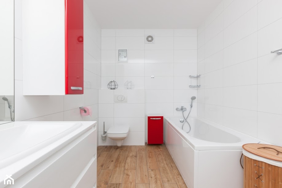 Nowoczesny Apartament dwupoziomowy - Średnia łazienka, styl nowoczesny - zdjęcie od Apartments M&M- obsługa i aranżacja nieruchomości - Homebook