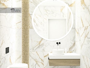 Łazienka dla gości - zdjęcie od Esteti Design