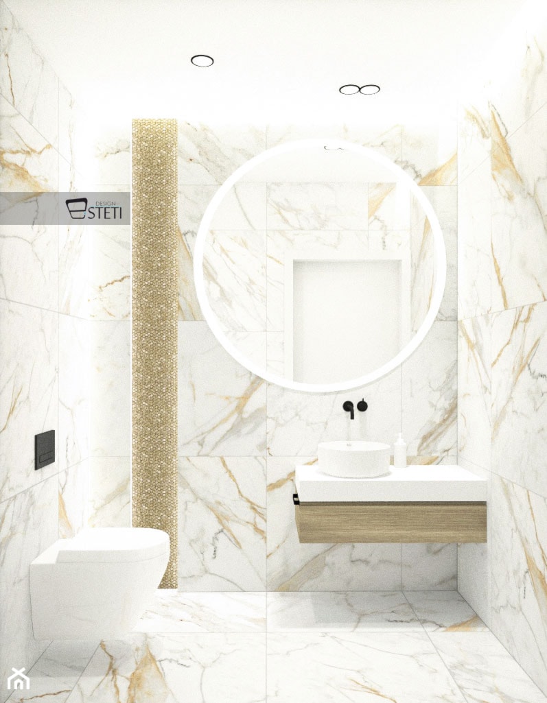 Łazienka dla gości - zdjęcie od Esteti Design - Homebook