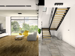 Nowoczesny dom jednorodzinny - Salon, styl nowoczesny - zdjęcie od Esteti Design
