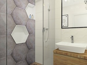 Mała łazienka w domu jednorodzinnym - Łazienka, styl minimalistyczny - zdjęcie od Esteti Design