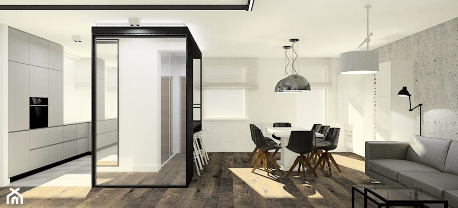 Apartament z czarną wyspą - zdjęcie od Esteti Design