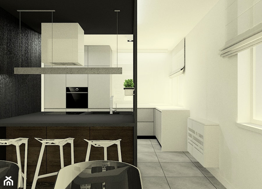 Apartament z czarną wyspą - zdjęcie od Esteti Design