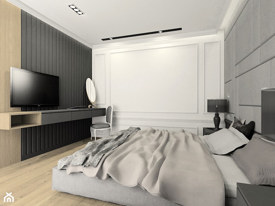 Przytulna Sypialnia w dużym domu - projekt Esteti Design - zdjęcie od Esteti Design