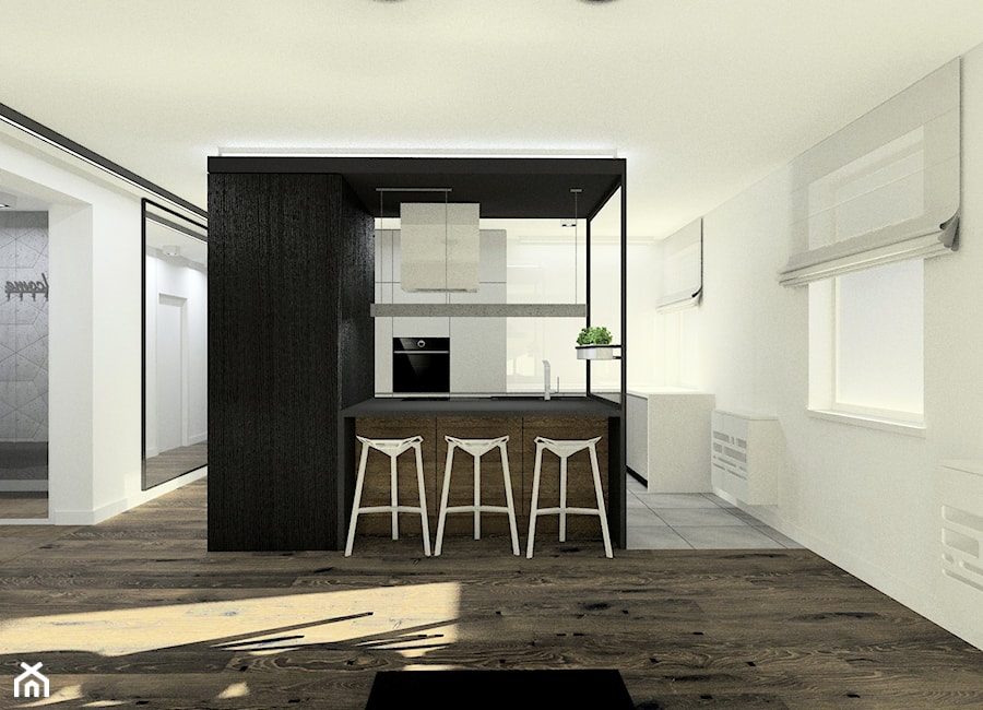 Apartament z czarną wyspą - zdjęcie od Esteti Design