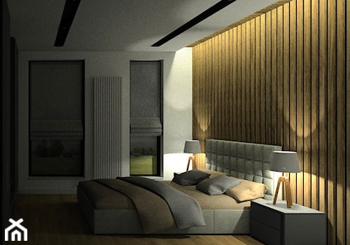 Sypialnia w przytulnym mieszkaniu - zdjęcie od Esteti Design