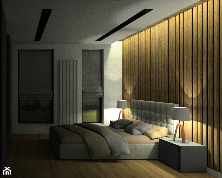 Sypialnia w przytulnym mieszkaniu - zdjęcie od Esteti Design - Homebook