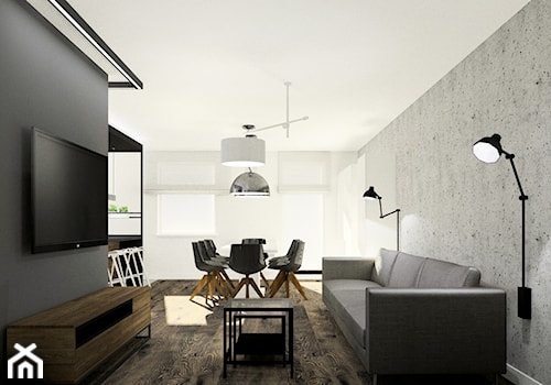 Apartament z czarną wyspą - zdjęcie od Esteti Design