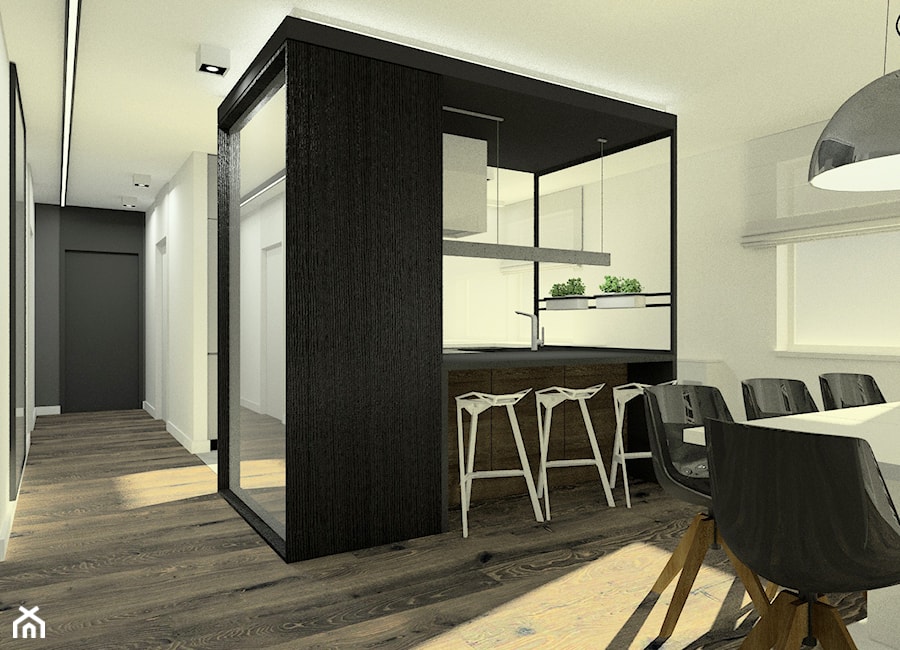 Apartament z czarną wyspą - zdjęcie od Esteti Design