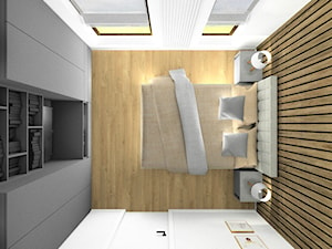 Sypialnia w przytulnym mieszkaniu - zdjęcie od Esteti Design