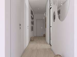 Dom pod Krakowem - Mały biały hol / przedpokój, styl skandynawski - zdjęcie od Pepe Interiors