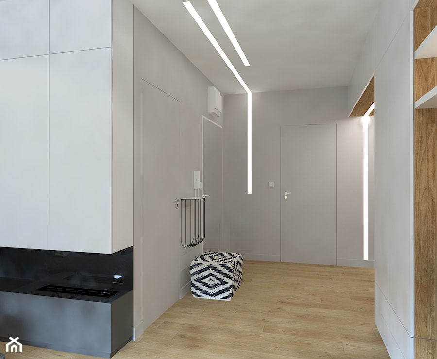 Mieszkanie dla dwojga - Hol / przedpokój, styl nowoczesny - zdjęcie od Pepe Interiors