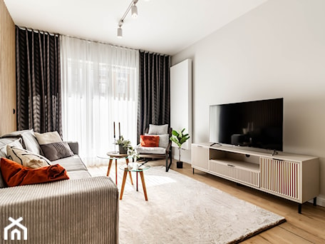 Aranżacje wnętrz - Salon: Wrocław Dmowskiego - Salon, styl nowoczesny - Kornelia Gąsiecka Home Staging. Przeglądaj, dodawaj i zapisuj najlepsze zdjęcia, pomysły i inspiracje designerskie. W bazie mamy już prawie milion fotografii!