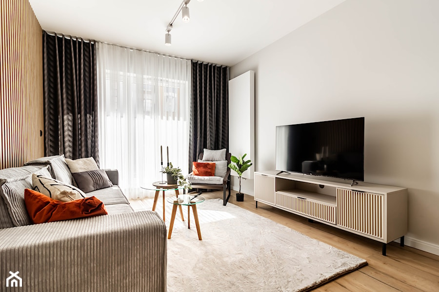 Wrocław Dmowskiego - Salon, styl nowoczesny - zdjęcie od Kornelia Gąsiecka Home Staging