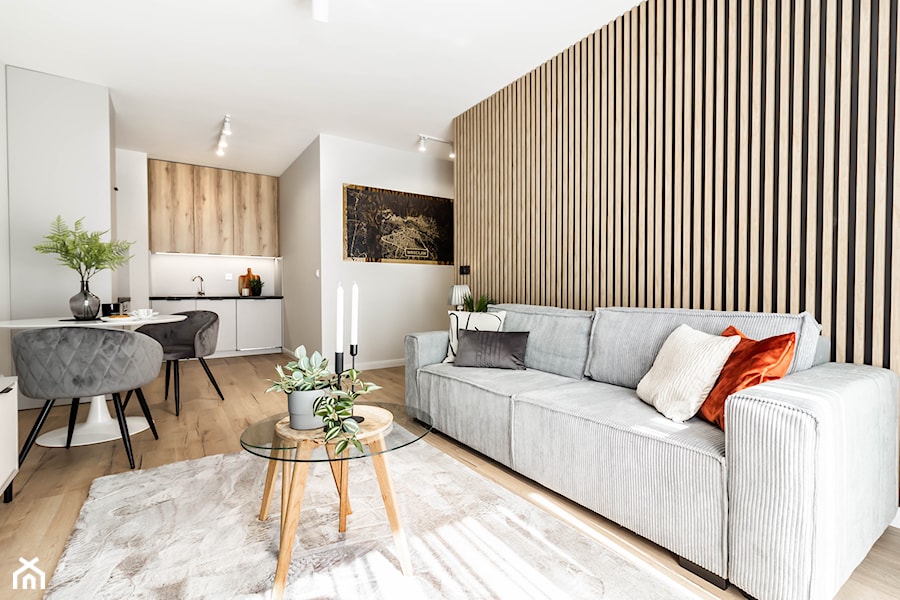 Wrocław Dmowskiego - Salon, styl nowoczesny - zdjęcie od Kornelia Gąsiecka Home Staging