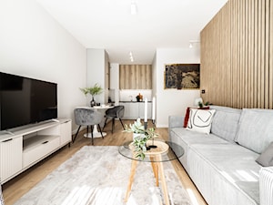 Wrocław Dmowskiego - Salon, styl nowoczesny - zdjęcie od Kornelia Gąsiecka Home Staging