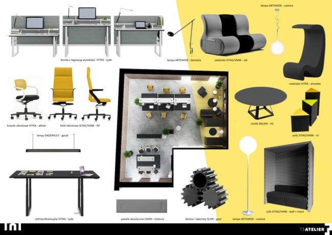 Projekt biura - Agancja Reklamowa - Biuro, styl industrialny - zdjęcie od T3 Atelier