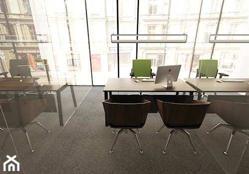 Projekt banku - Małe biuro, styl nowoczesny - zdjęcie od T3 Atelier