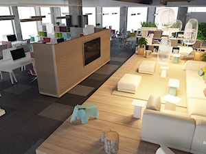 Projekt biura z firmy z branży IT - Biuro, styl nowoczesny - zdjęcie od T3 Atelier