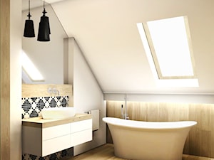 łazienka w domu pod Białymstokiem - zdjęcie od DESIGN HOUSE