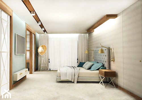 sypialnia w domu pod Białymstokiem - zdjęcie od DESIGN HOUSE