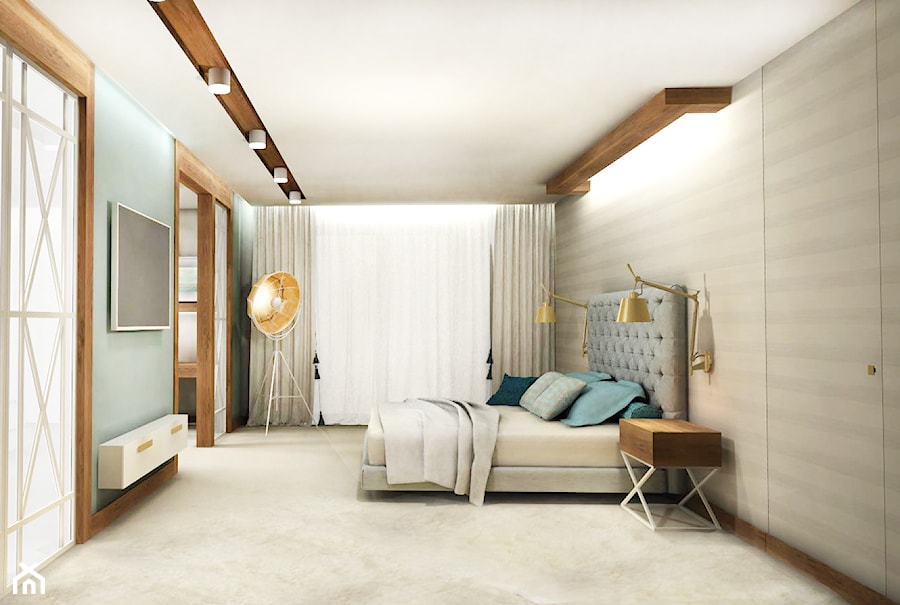 sypialnia w domu pod Białymstokiem - zdjęcie od DESIGN HOUSE