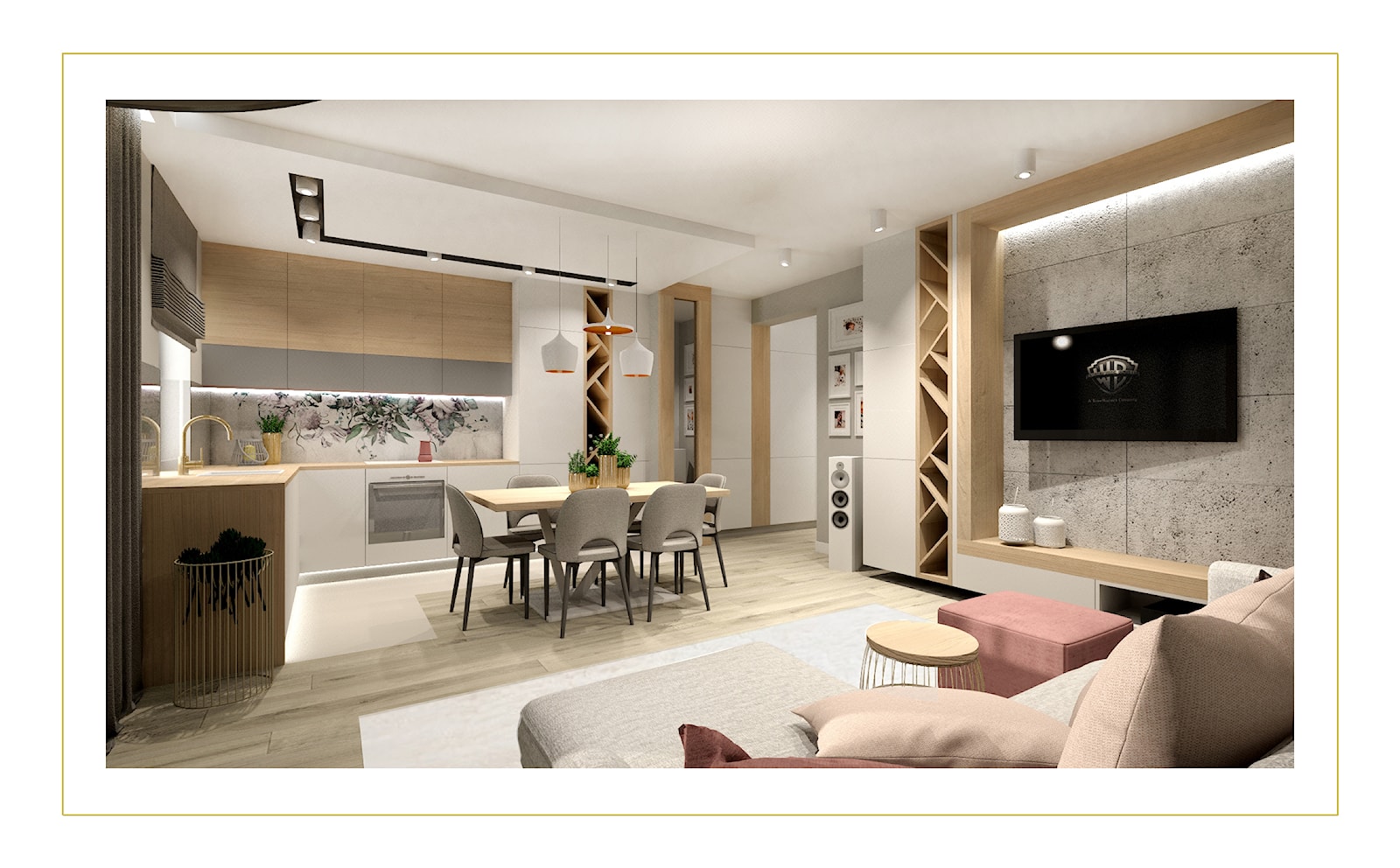 Przytulne mieszkanie z aneksem kuchennym - zdjęcie od DESIGN HOUSE - Homebook