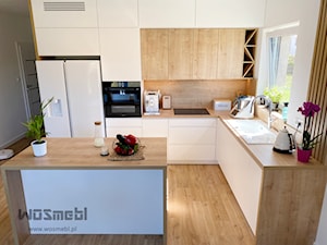 Minimalistyczna kuchnia - Kuchnia, styl nowoczesny - zdjęcie od WOSMEBL Rzeszów Meble na wymiar