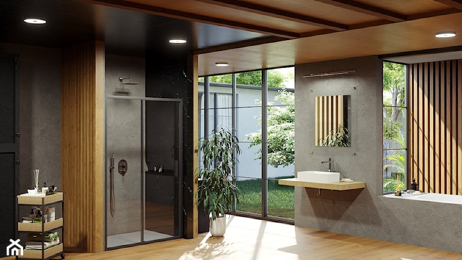 Blix - kabiny i drzwi prysznicowe - Łazienka, styl industrialny - zdjęcie od RAVAK