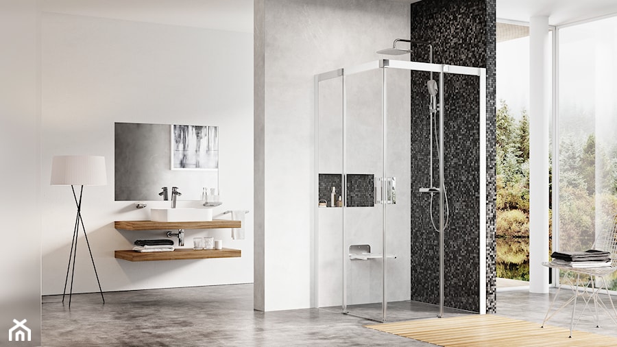 Matrix - kabiny i drzwi prysznicowe (NOWOŚĆ 2016) - Łazienka, styl glamour - zdjęcie od RAVAK